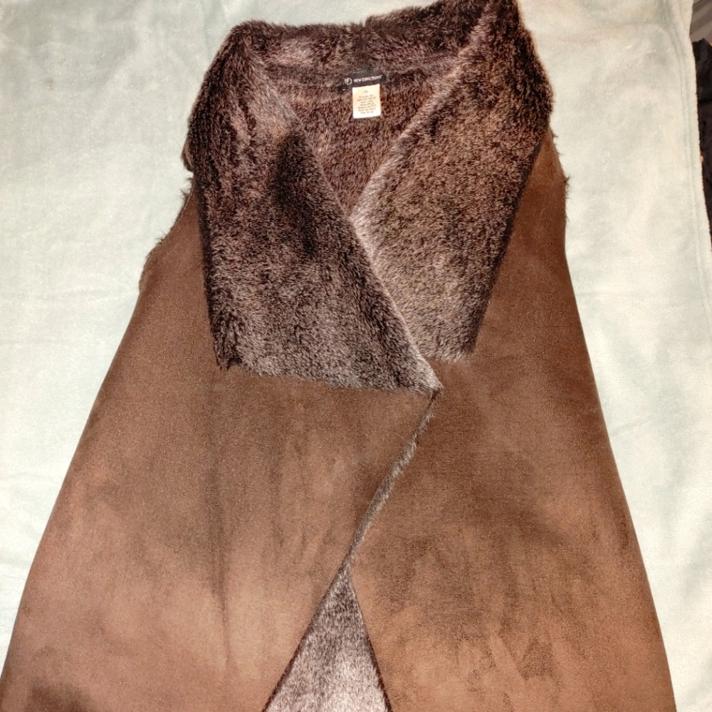 Chocolate Brown Reversible Vest L/XL